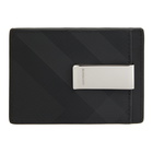 Burberry Black Money Clip Card Holder