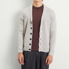 John Smedley Men's Rockford Cashmere Shawl Collar Cardigan in Polar