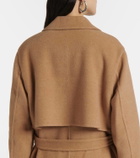 Vince Belted double-breasted wool-blend coat