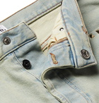 Valentino - Slim-Fit Studded Distressed Denim Jeans - Men - Light denim