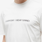 Sunnei Men's All Day T-Shirt in Off White