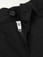 CELINE - Straight-Leg Cotton and Linen-Blend Cargo Trousers - Black