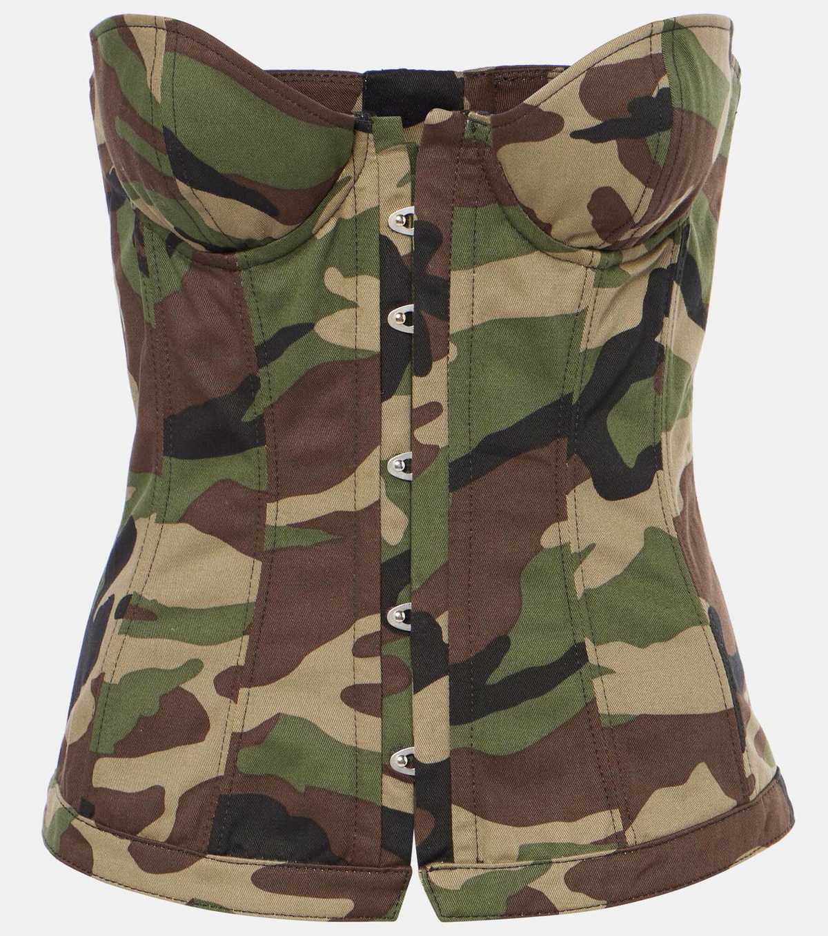 Vetements Corset cotton top