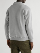 Beams Plus - Slim-Fit Cotton-Jersey Half-Zip Sweatshirt - Gray