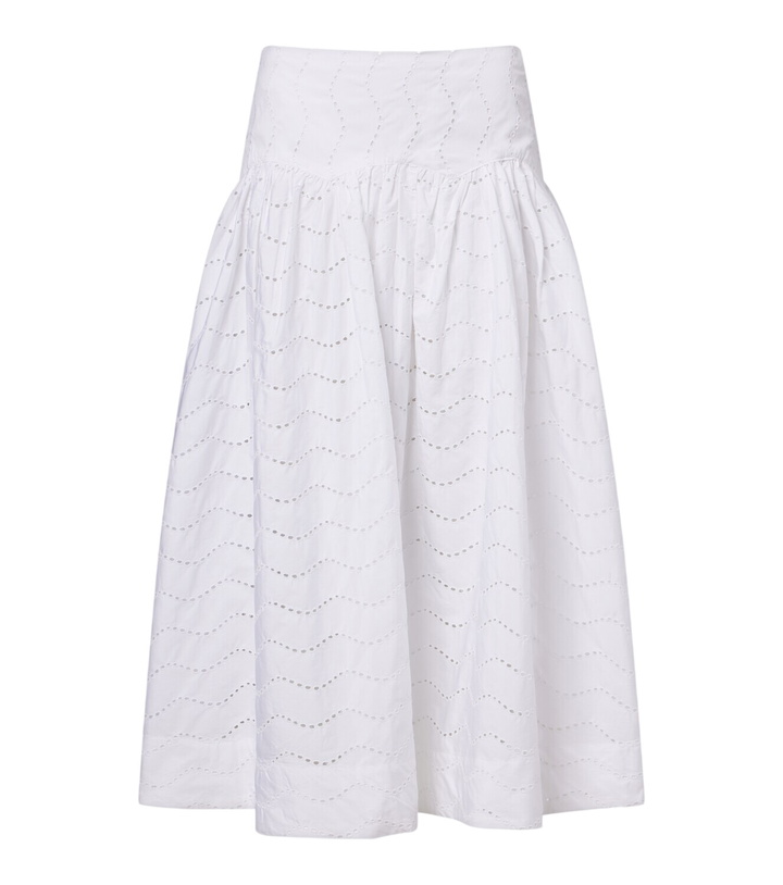 Photo: Polo Ralph Lauren Broderie anglaise cotton midi skirt