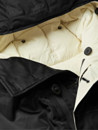 Yves Salomon - Reversible Cotton-Blend and Nylon Down Hooded Jacket - Black
