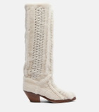 Gabriela Hearst Joseph shearling knee-high boots