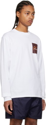 Palmes White Served Long Sleeve T-Shirt