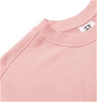 Les Girls Les Boys - Logo-Appliquéd Organic Loopback Cotton-Jersey Sweatshirt - Pink