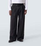 Simone Rocha Belted high-rise wide-leg pants
