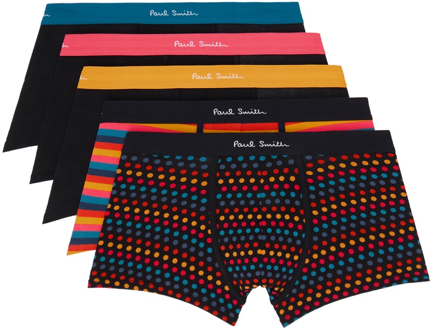 Paul Smith Five-Pack Multicolor Boxers Paul Smith