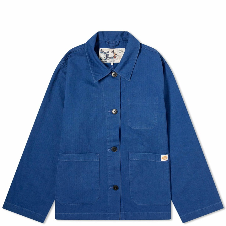 Photo: Nudie Jeans Co Women's Lovis Workwear Jacket in Blue