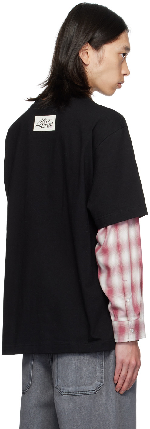 AFTER PRAY Black Layered Long Sleeve T-Shirt