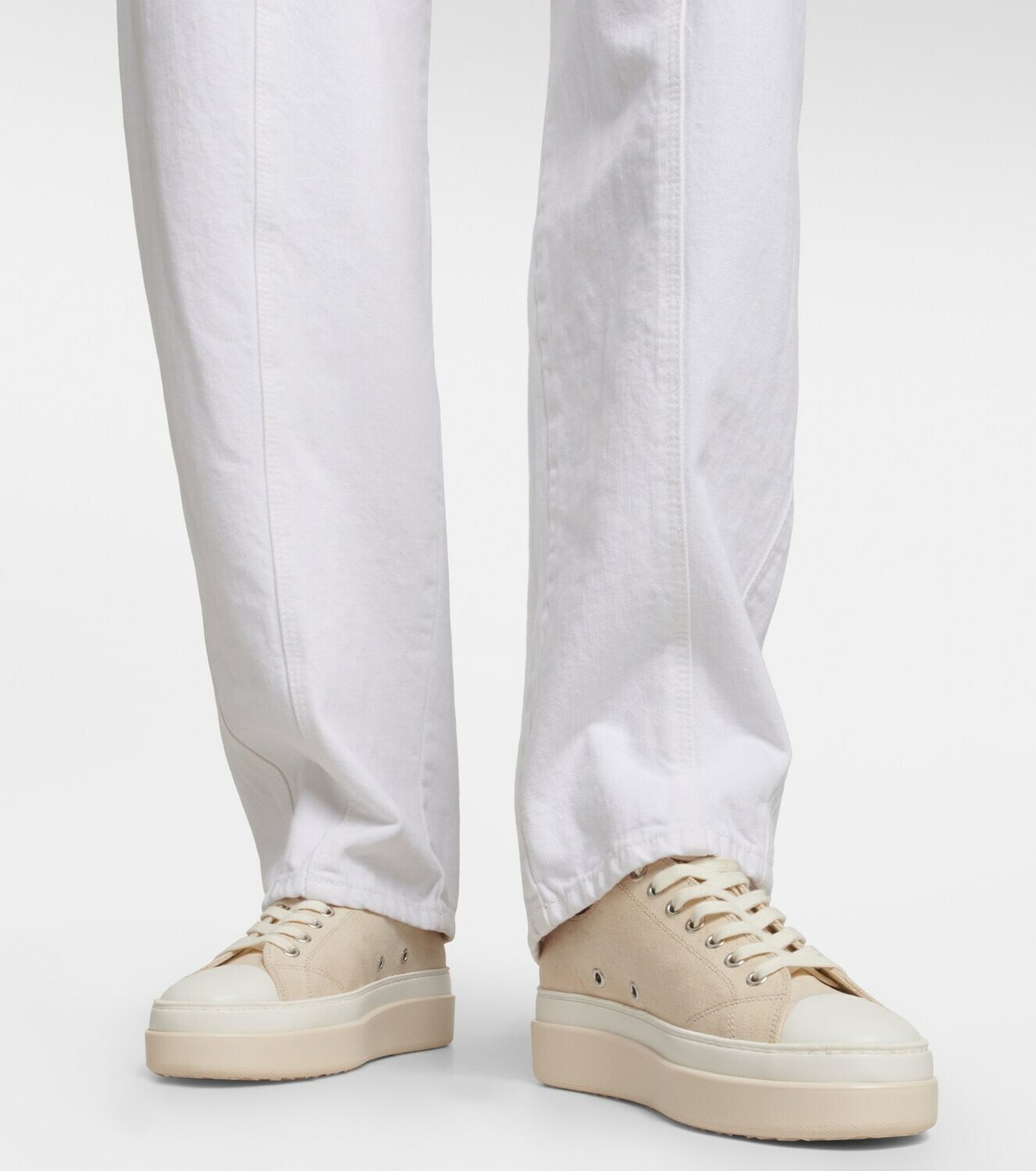 Isabel Marant - Austen suede-trimmed sneakers Isabel Marant