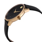 Movado Museum Classic Automatic Black Dial Mens Watch 0607566