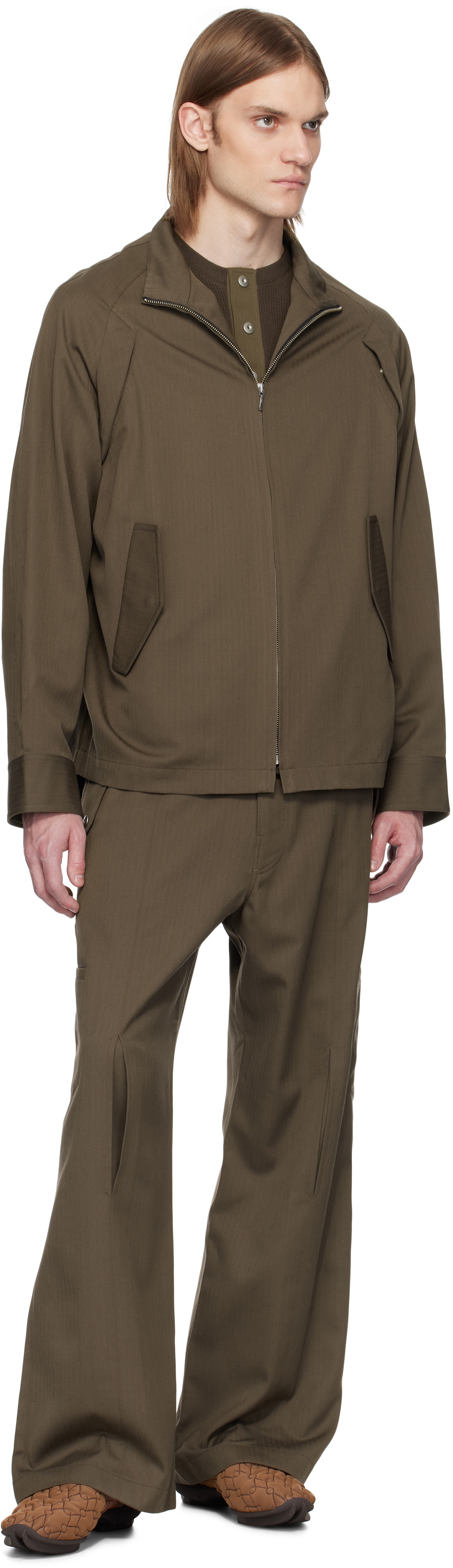 Omar Afridi Brown Nemesis Jacket