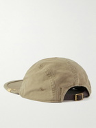 Visvim - Leather-Trimmed Cotton Baseball Cap