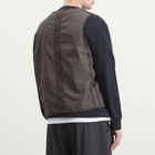 Stone Island Men's Cotton Nylon Micro Ripstop Utility Vest in Charcoal