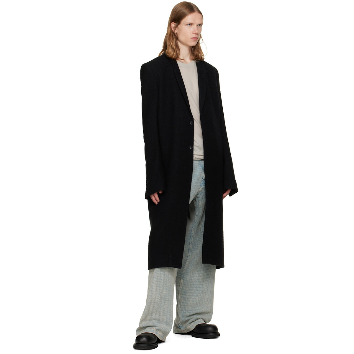 Rick Owens Blue Tower Geth Jeans