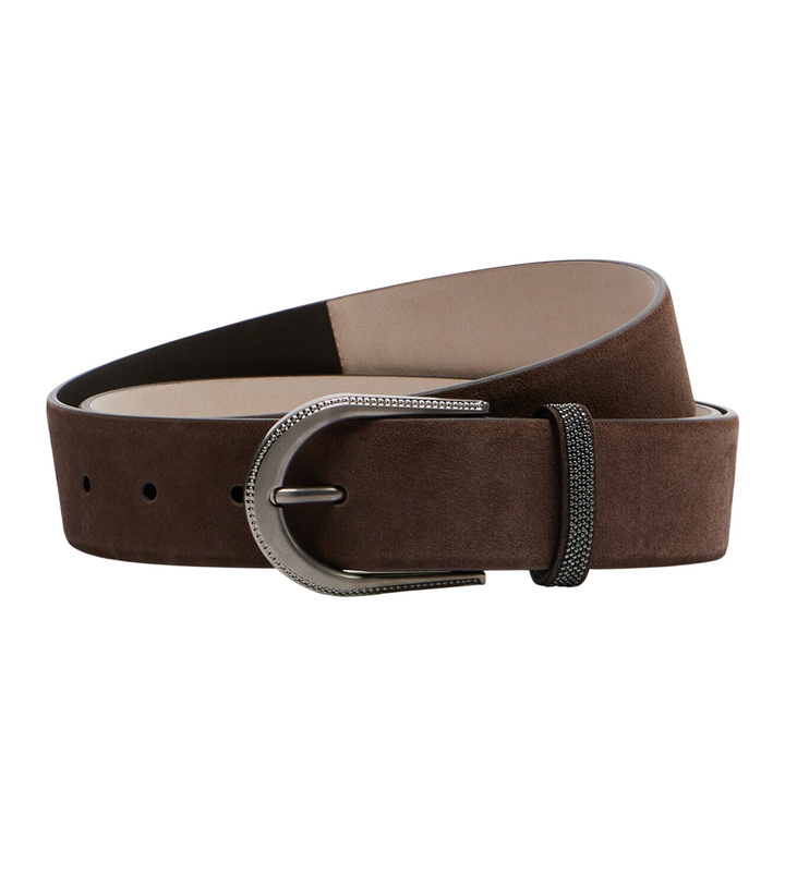 Photo: Brunello Cucinelli Suede belt