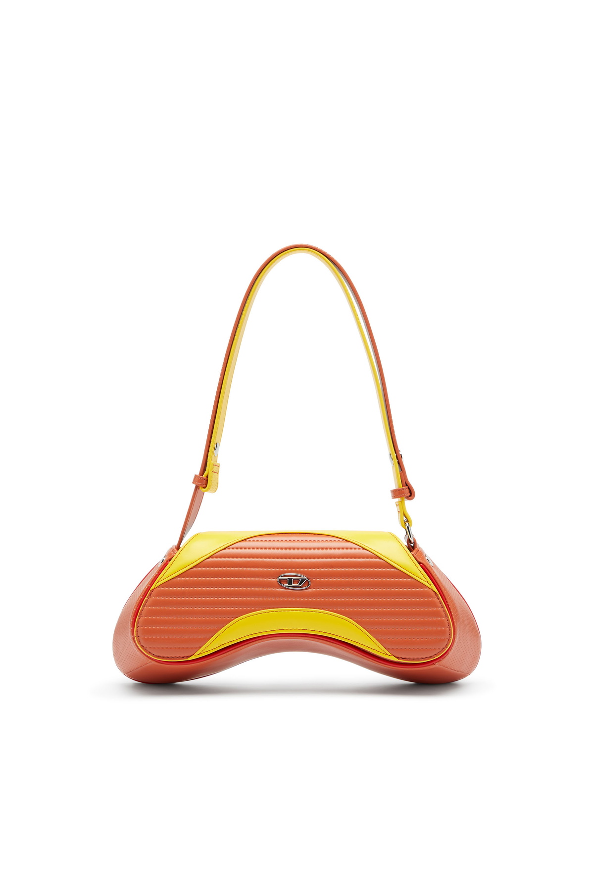 Diesel Play - Crossbody bag in quilted perforated PU - Crossbody Bags - Woman -