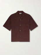 Margaret Howell - Camp-Collar Linen Shirt - Brown