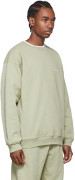 Dime Green Cotton Sweatshirt