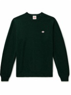 Danton - Logo-Appliquéd Wool Sweater - Green