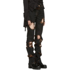 Ottolinger Black Burned Holes Jeans