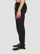 Logo Patch Track Pants in Black