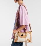 Balenciaga Le City Small canvas top-handle bag