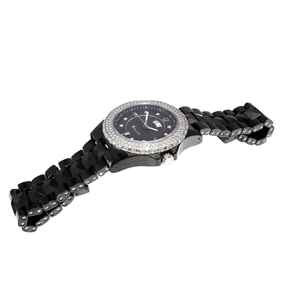 Polanti Ceramic Ii Quartz Black Dial Ladies Watch P7895K