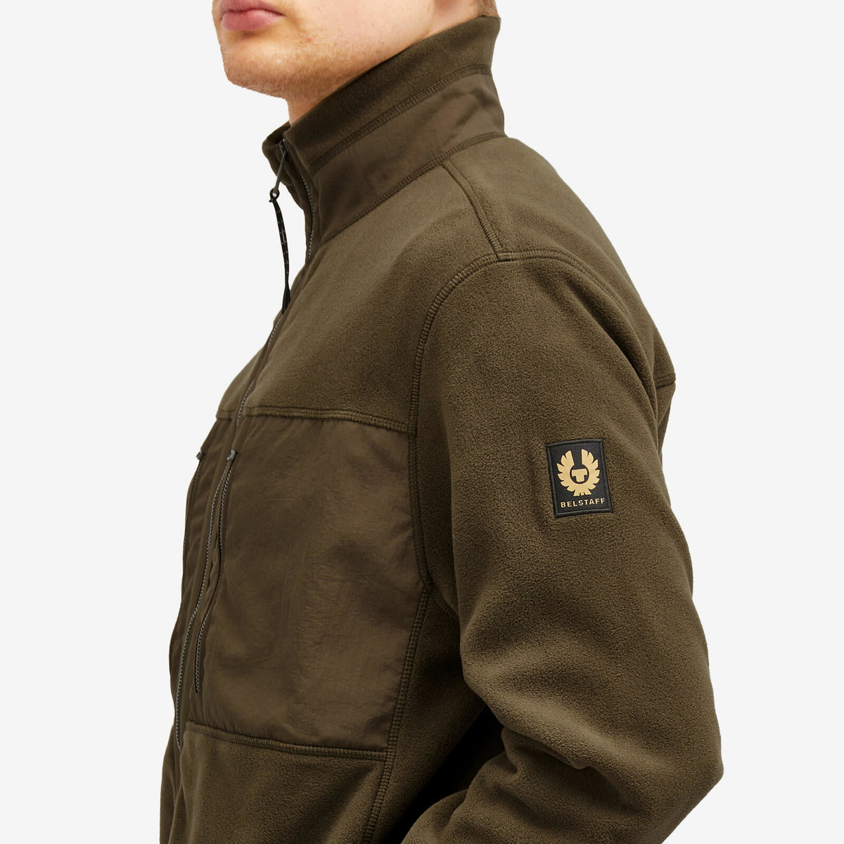 Belstaff Men's Welder Full Zip Sweatshirt in Brown