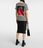 Max Mara Rosso printed cotton jersey T-shirt