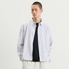END. Fairways Long Sleeve Shirt in Ice Grey