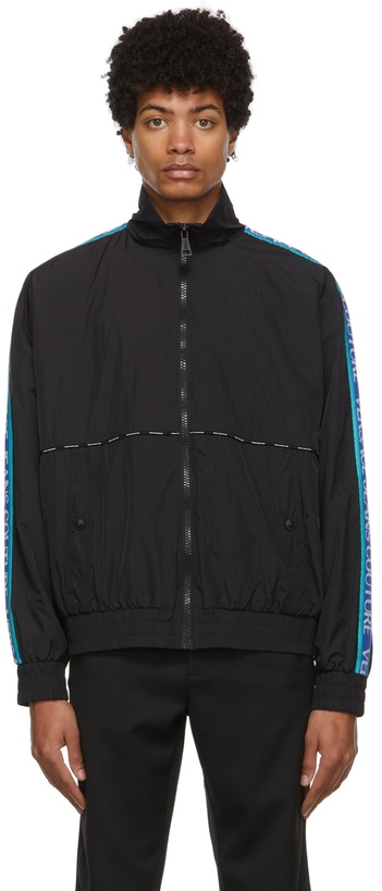 Photo: Versace Jeans Couture Black Logo Jacket