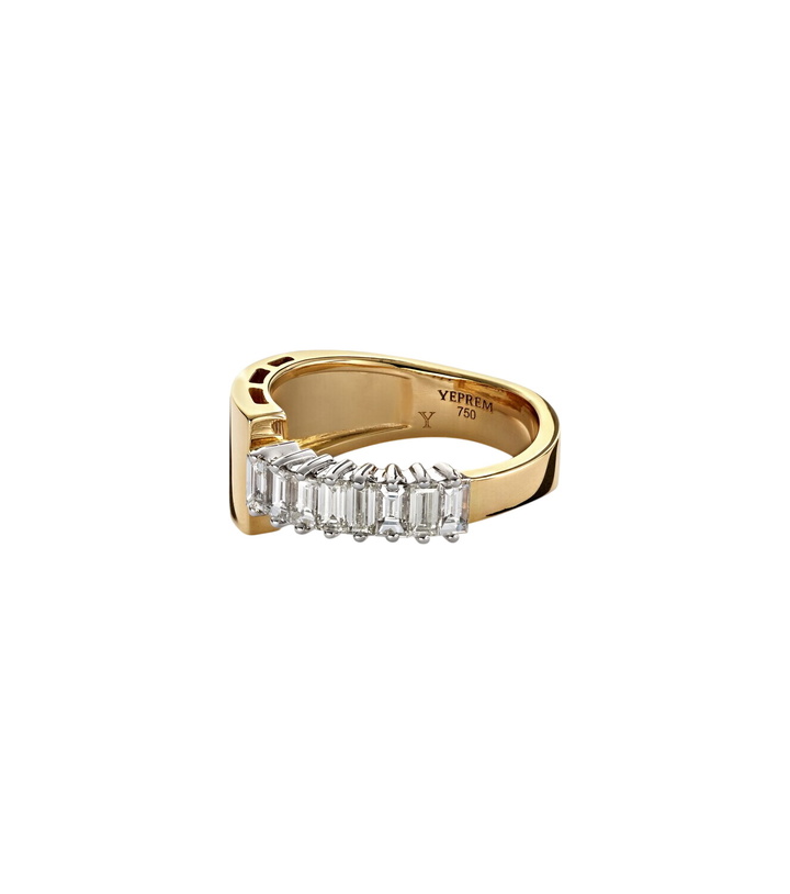 Photo: Yeprem 18kt yellow and white gold (750/1000) ring with diamonds