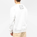 Wooyoungmi Men's Box Logo Crew Sweat in White