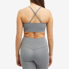 Girlfriend Collective Women's Float Juliet Strappy Bralet Top in Heather Gravel