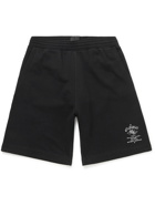 Givenchy - Logo-Print Cotton-Jersey Shorts - Black