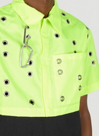 Studio Alch Eyelet Short-Sleeve Shirt