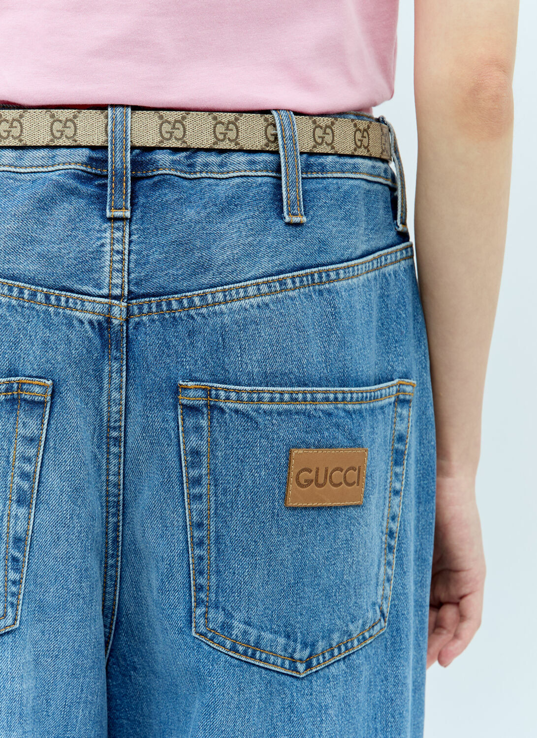 Gucci GG Marmont Reversible Thin Belt