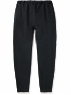 ERL - Tapered Cotton-Jersey Sweatpants - Black