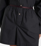Lemaire Cotton and silk shorts