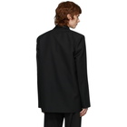 Balenciaga Black Seamless Tuxedo Blazer