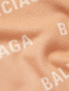 Balenciaga - Reversible Logo-Jacquard Wool Scarf