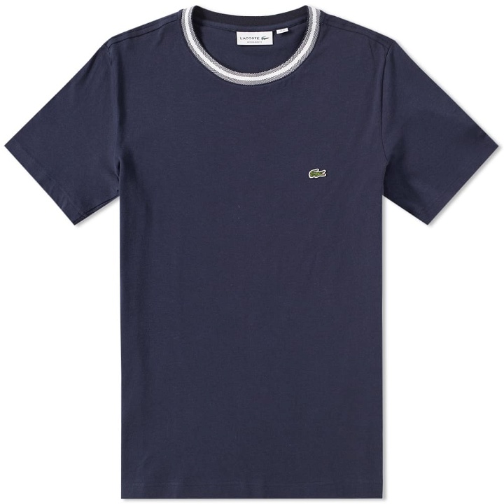 Photo: Lacoste Tipped Jersey Tee