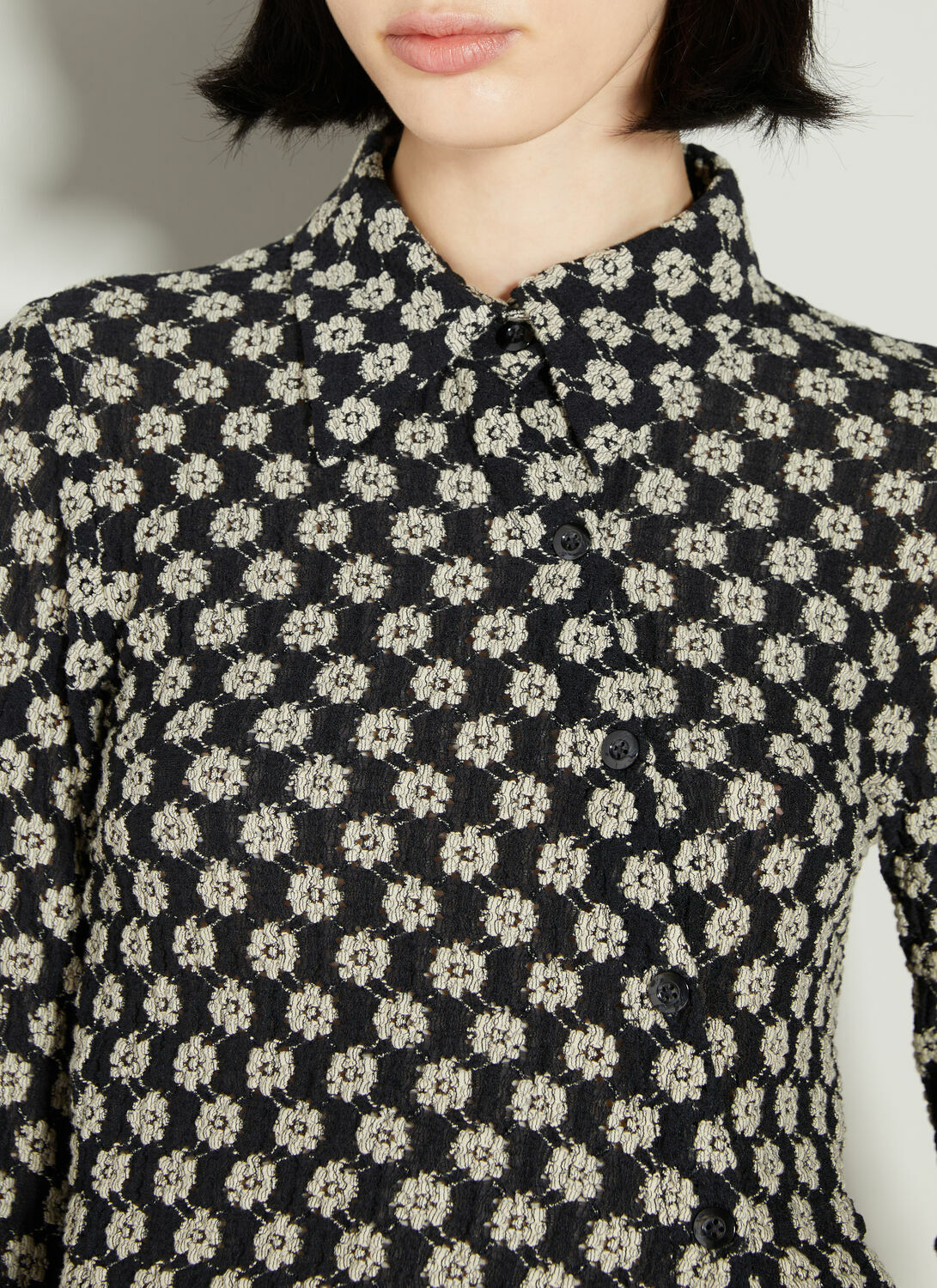 Song for the Mute Lace Twisted Shirt
