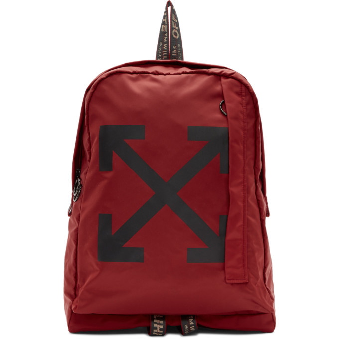 Off white backpack red new arrivals