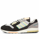 Adidas Men's ZX 420 Sneakers in Core Black/Metal Grey